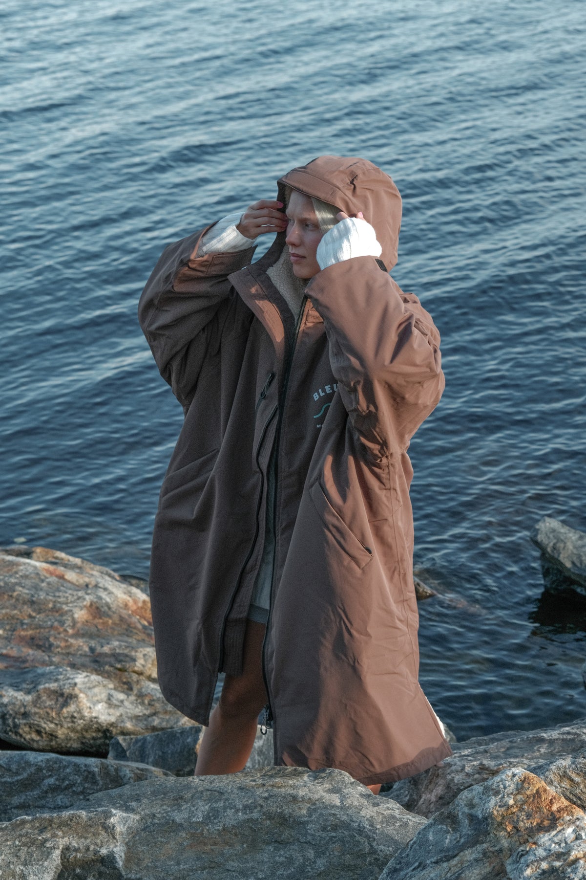 Bleubird Unisex Nordic Robe - mocha
