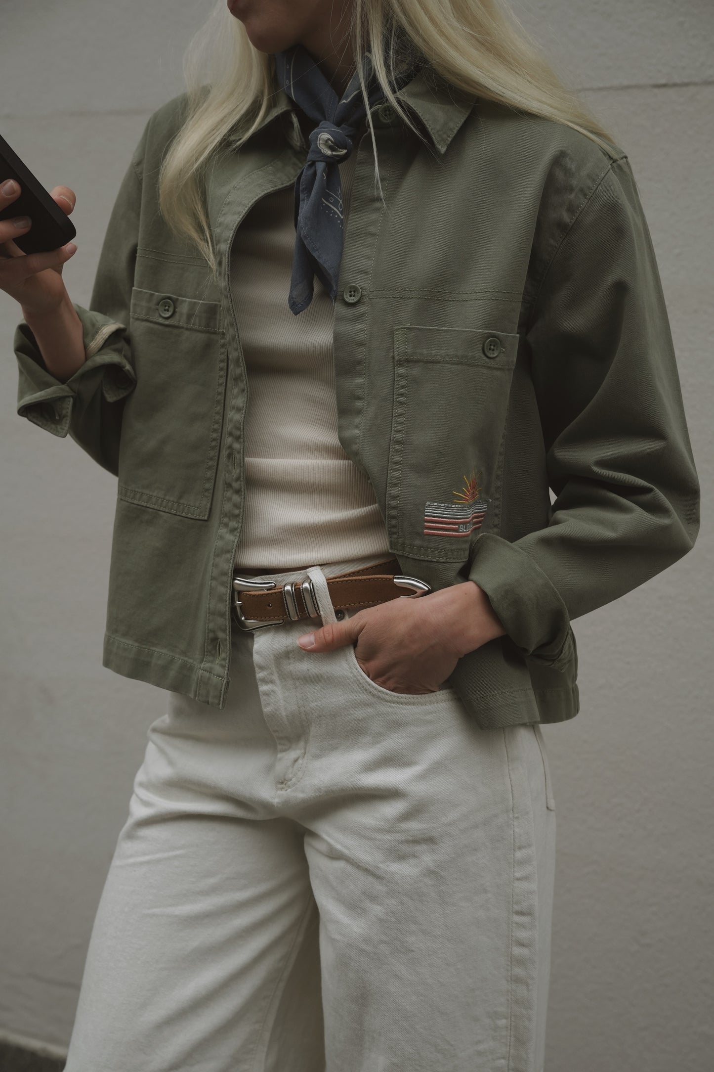 Bleubird Fern Jacket - sage