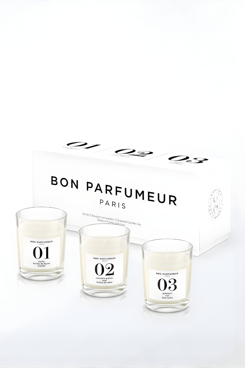 Bon Parfumeur 3 candles discovery box