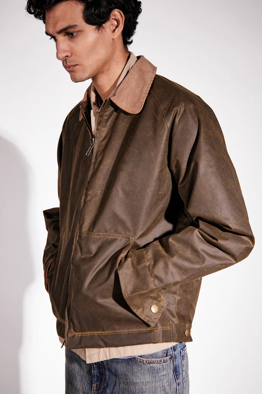 Brixtol Textiles Carter Wax - light olive