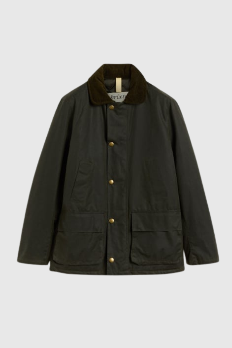 Brixtol Textiles Curtis Wax - olive