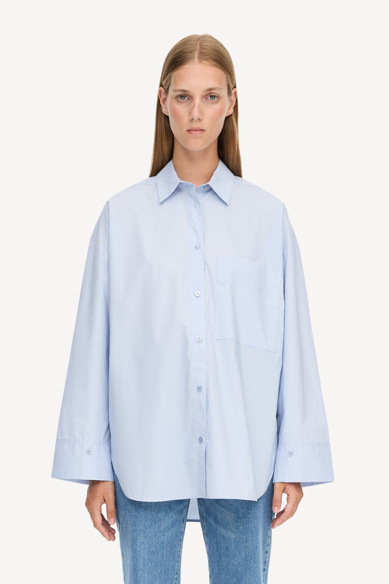 By Malene Birger Derris shirt - periwinkle blue