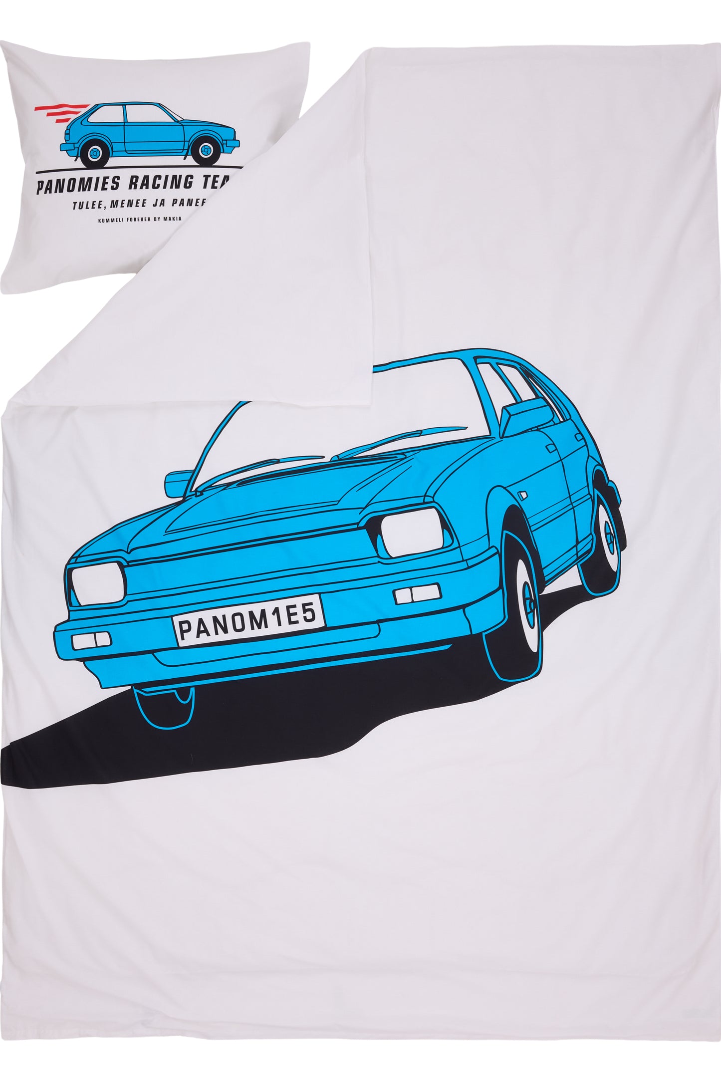 Makia x Kummeli Panomies pussilakanasetti - white