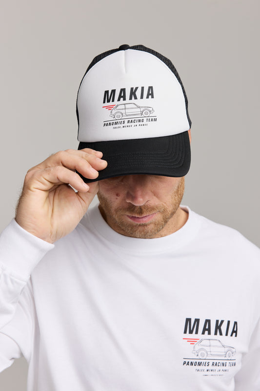 Makia x Kummeli Racing cap - white