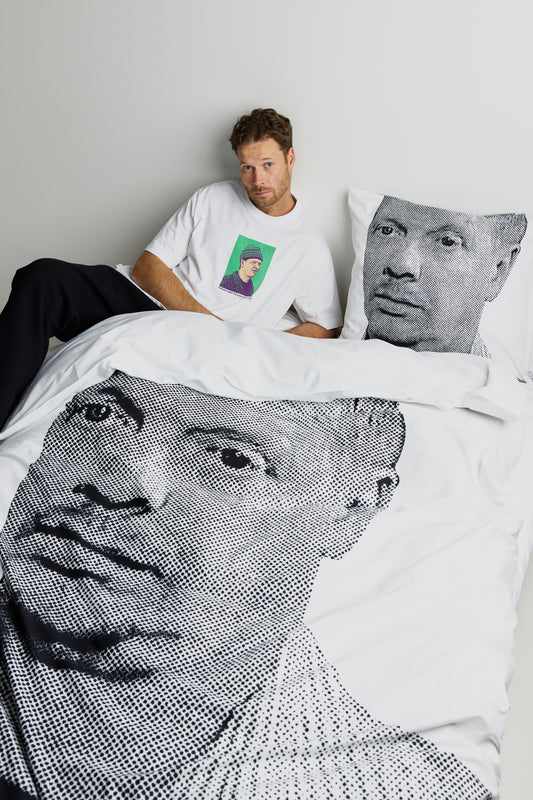 Makia x Kummeli Tonni pussilakanasetti - white