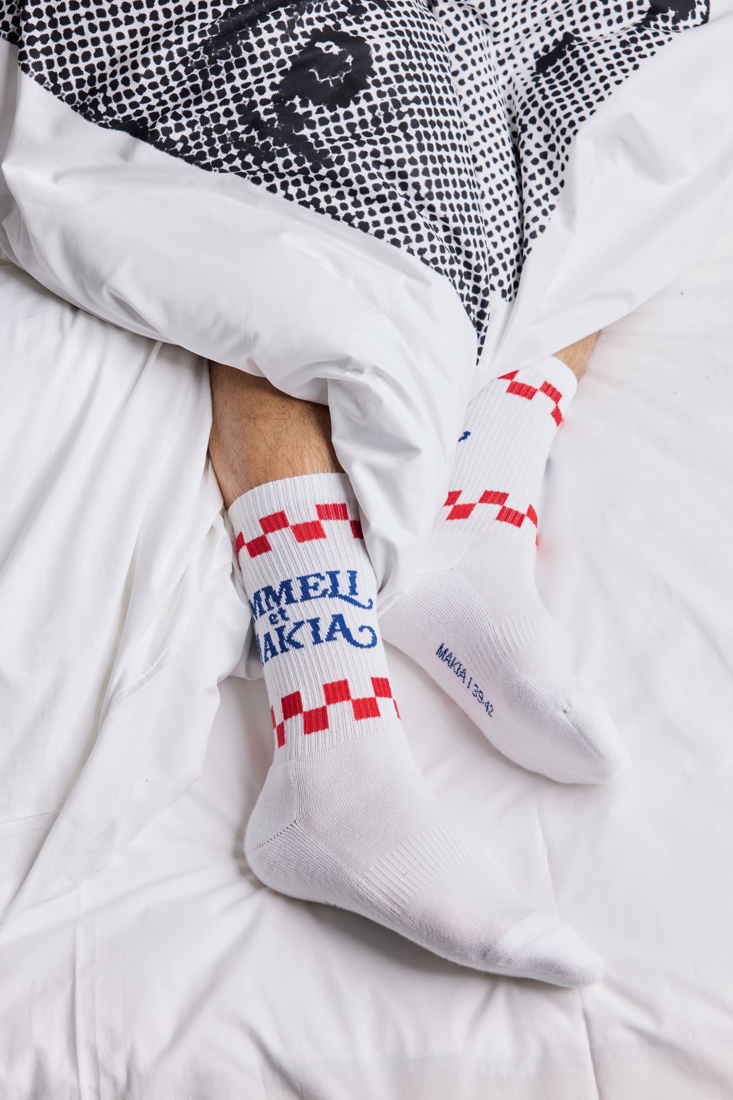 Makia x Kummeli Gastronomie socks - white