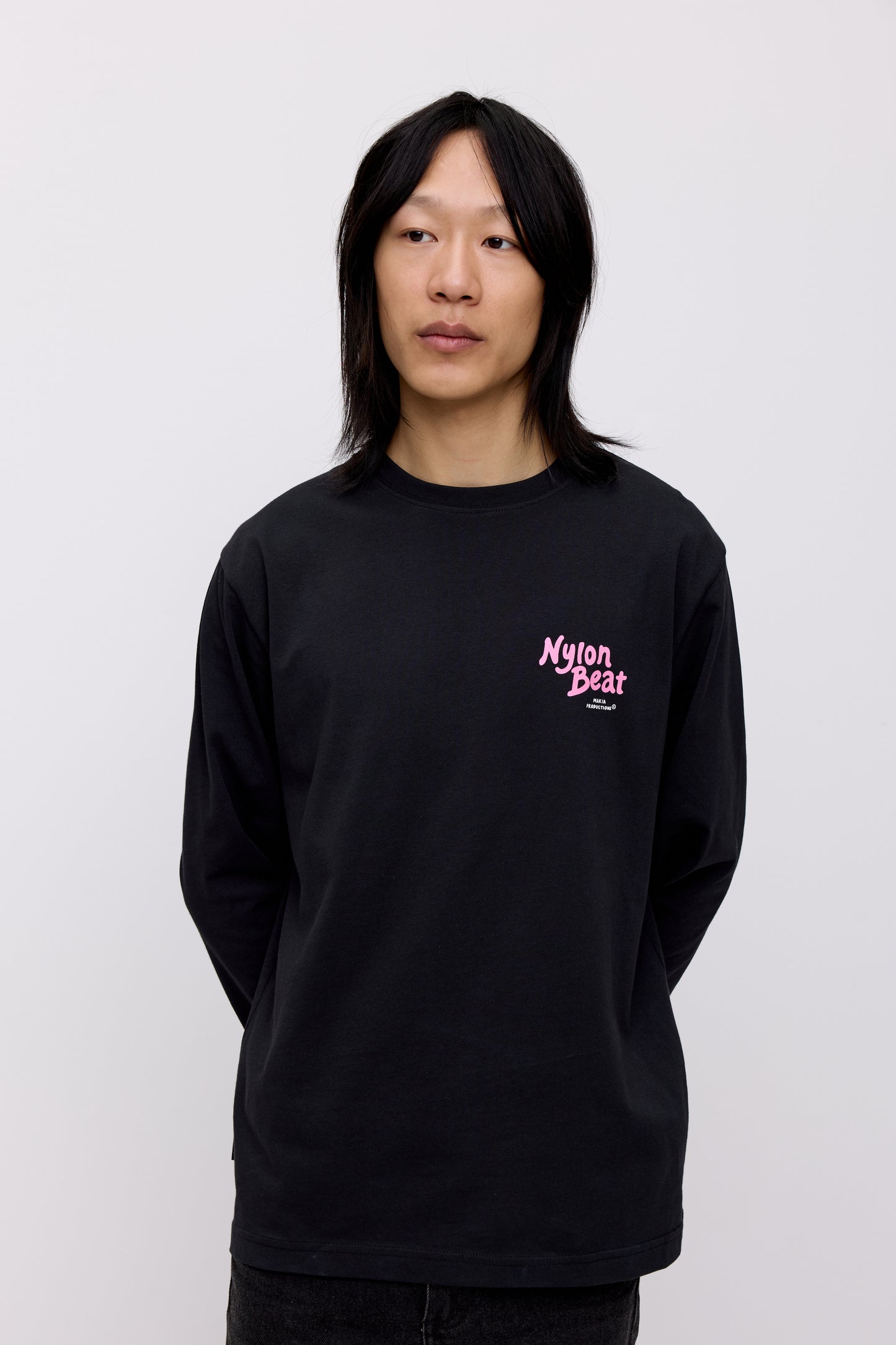 Makia x Nylon Beat Listen to Longsleeve - black