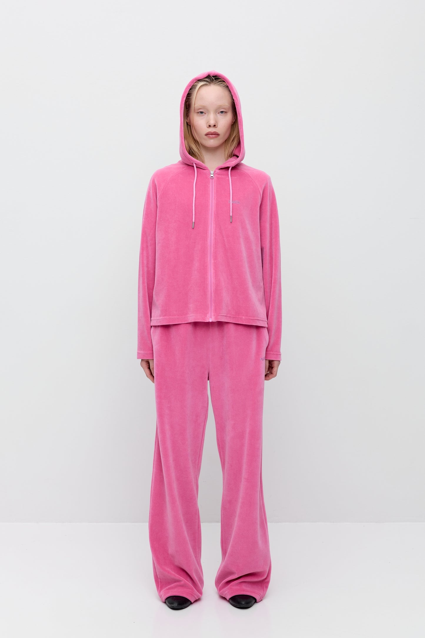 Makia x Nylon Beat Nylon Zip Hoodie - pink