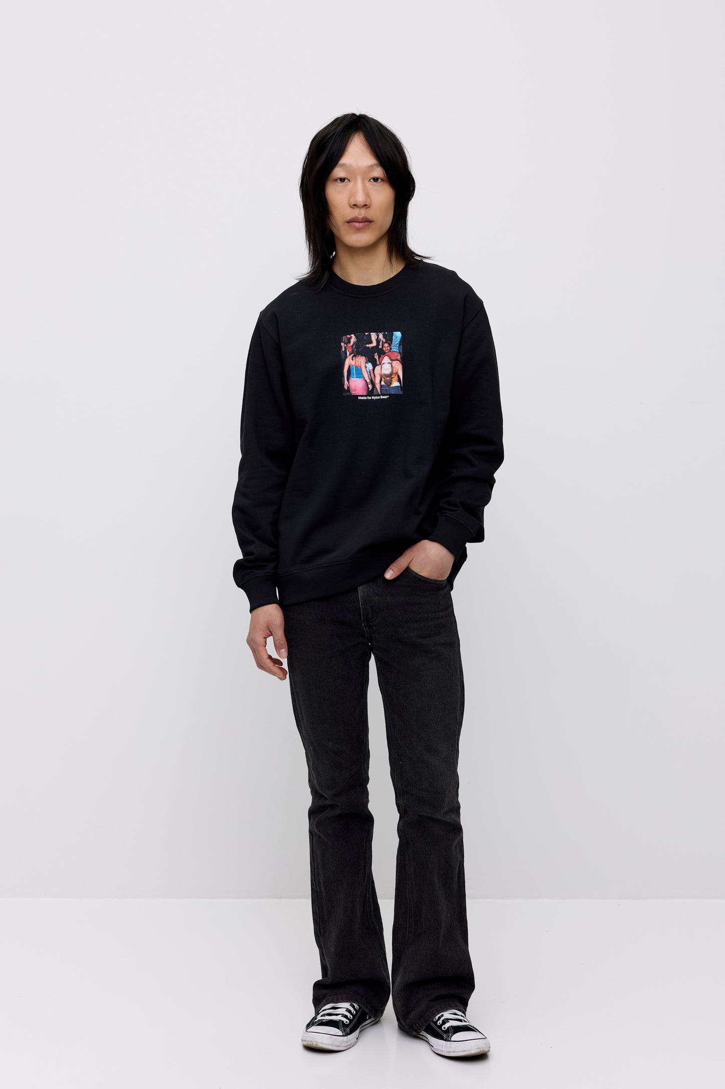 Makia x Nylon Beat Album sweatshirt - black
