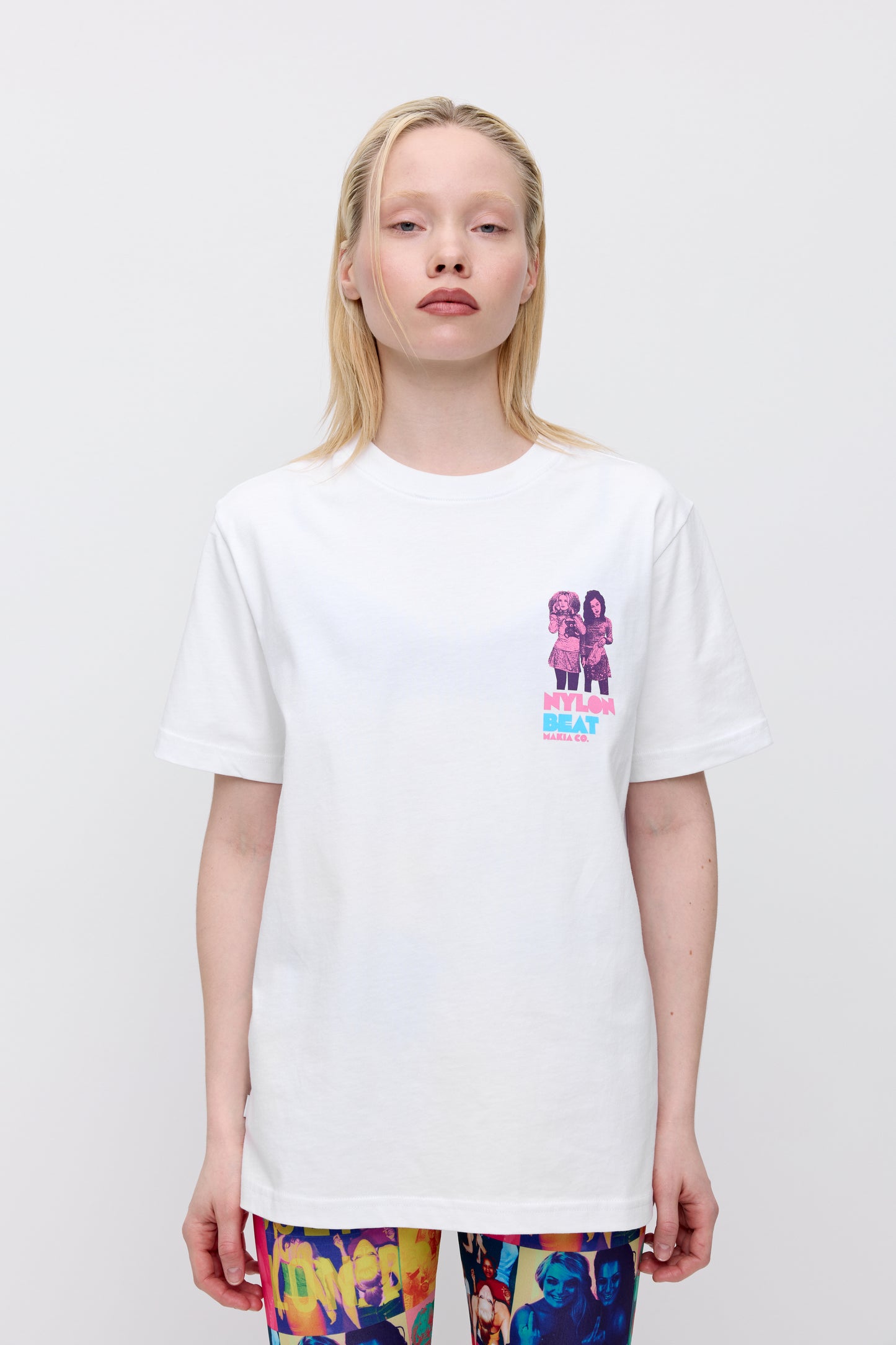 Makia x Nylon Beat Jonna&Erin t-shirt - white