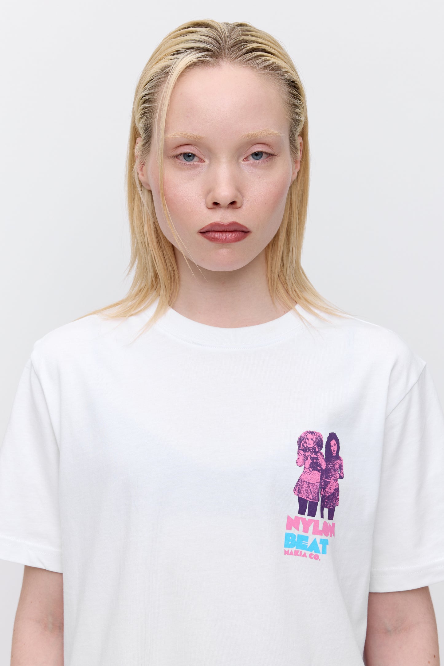 Makia x Nylon Beat Jonna&Erin t-shirt - white