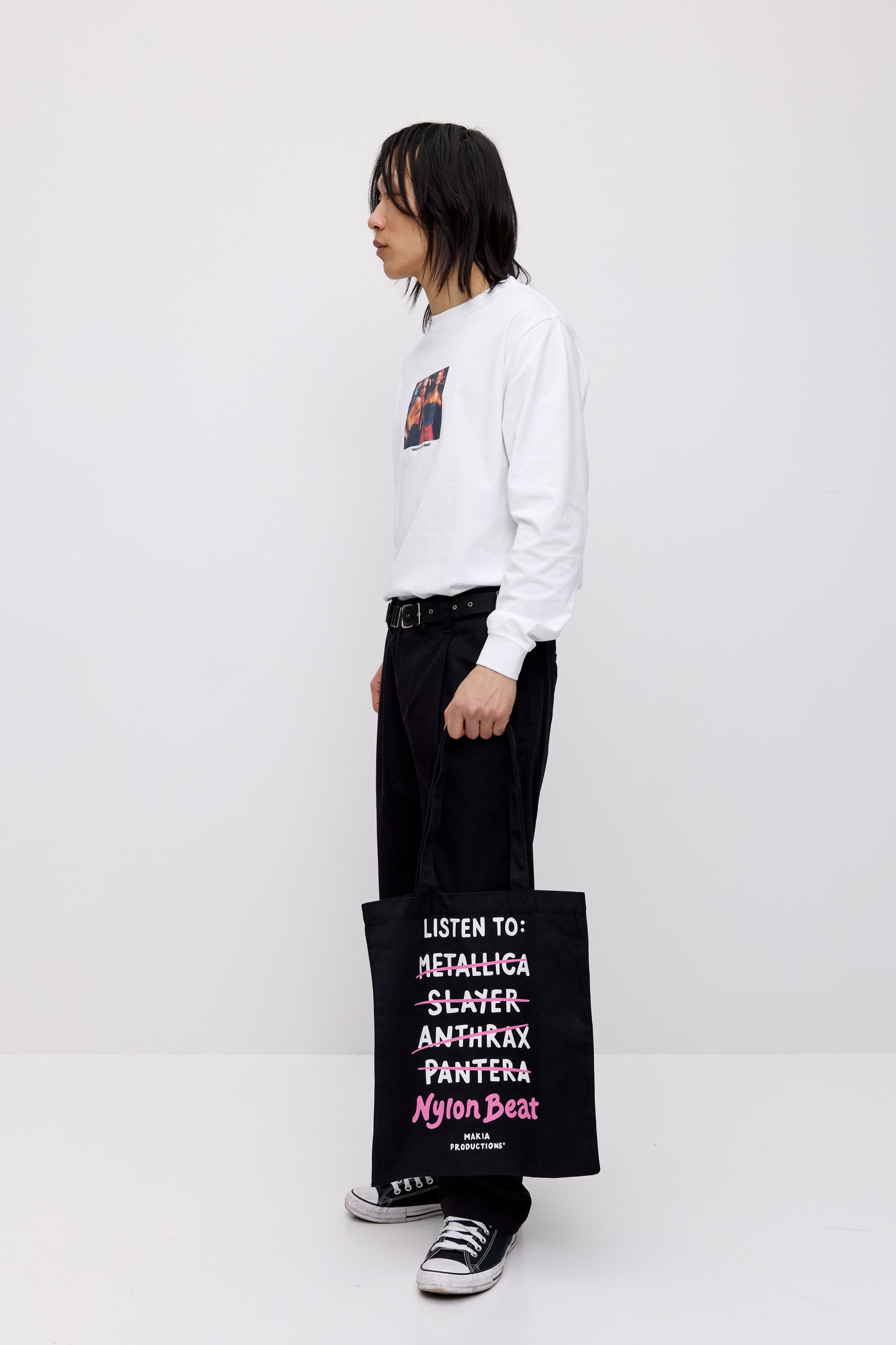 Makia x Nylon Beat Listen To Tote Bag - black