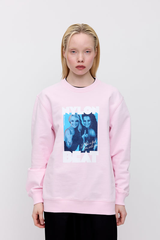 Makia x Nylon Beat Like A Fool sweatshirt - pink