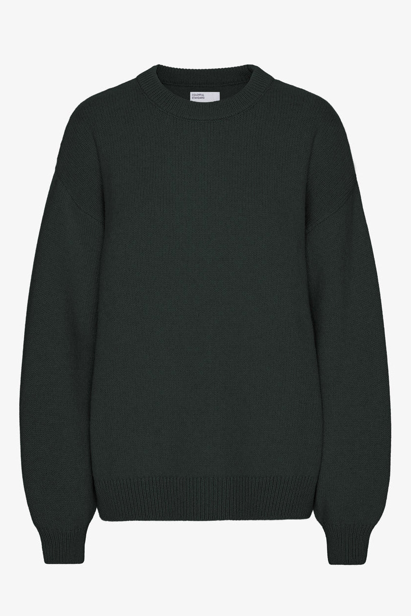 Colorful Standard Oversized Merino Wool Crew - hunter green