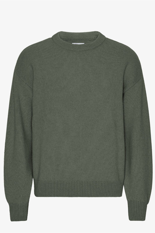 Colorful Standard Oversized Merino wool crew - dusty olive