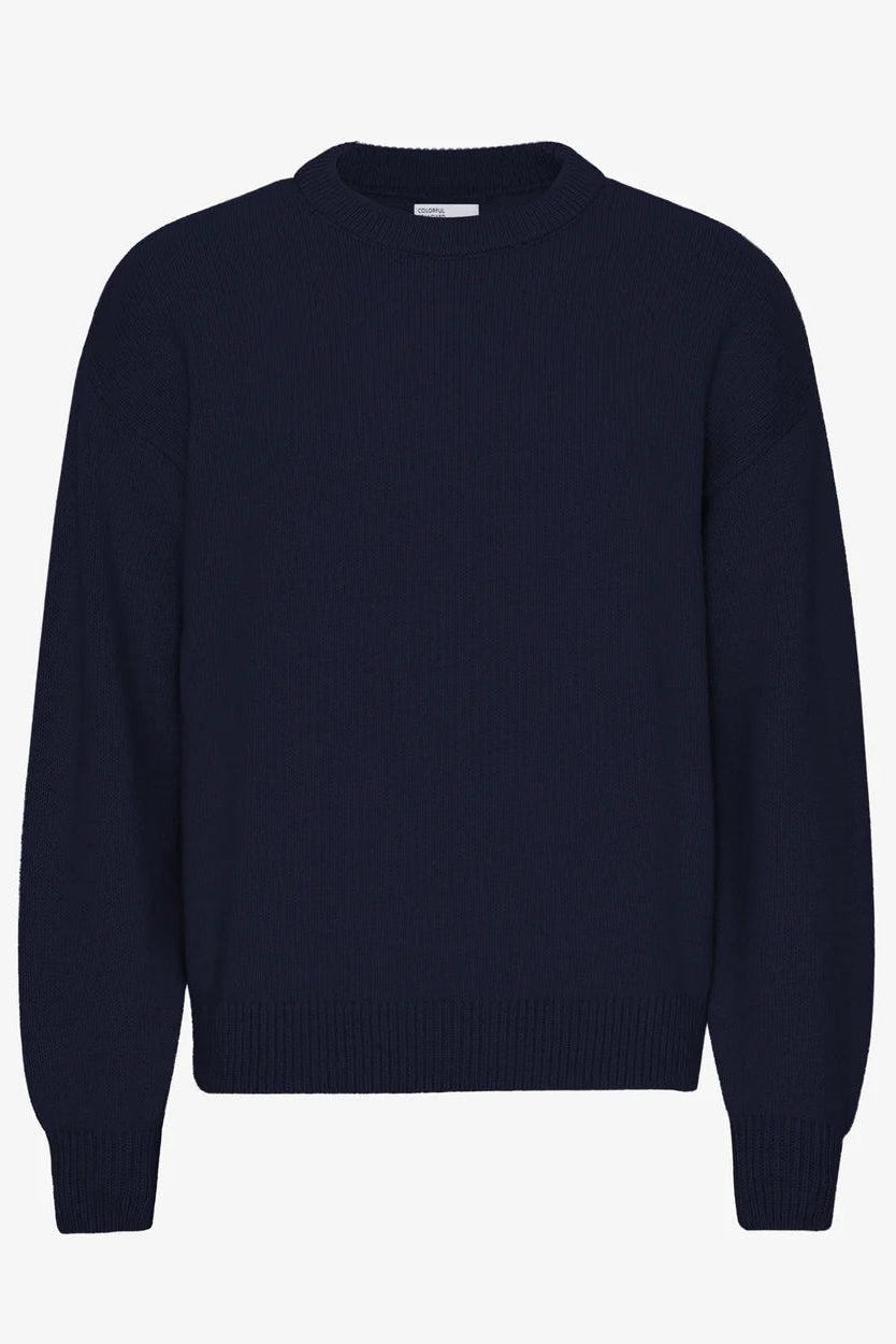 Colorful Standard Oversized Merino Wool Crew - navy blue