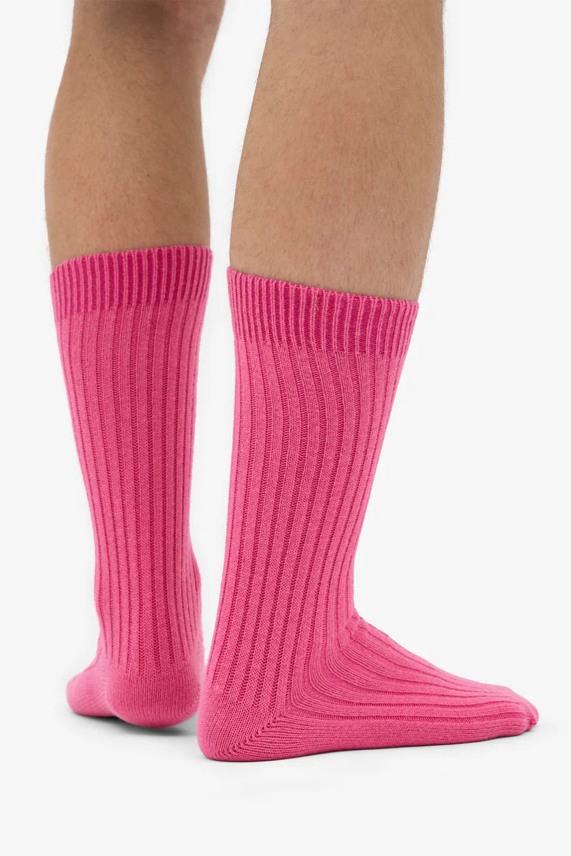 Colorful Standard Merino Wool Blend Sock - bubblegum pink