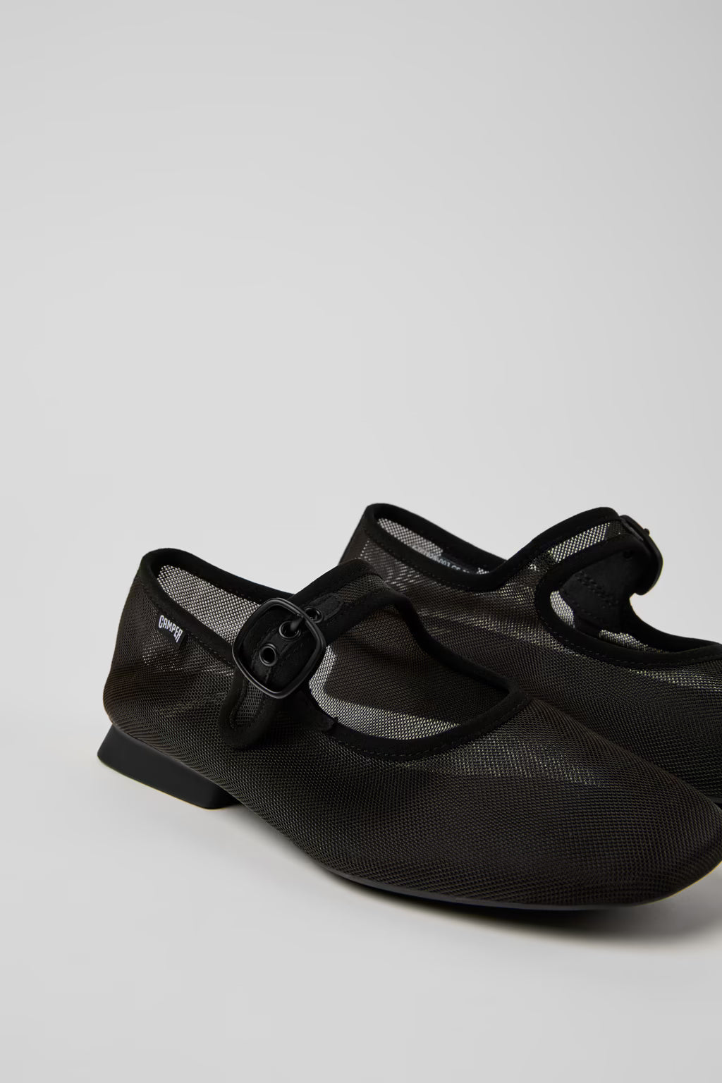 Camper Casi Myra ballerina - black mesh