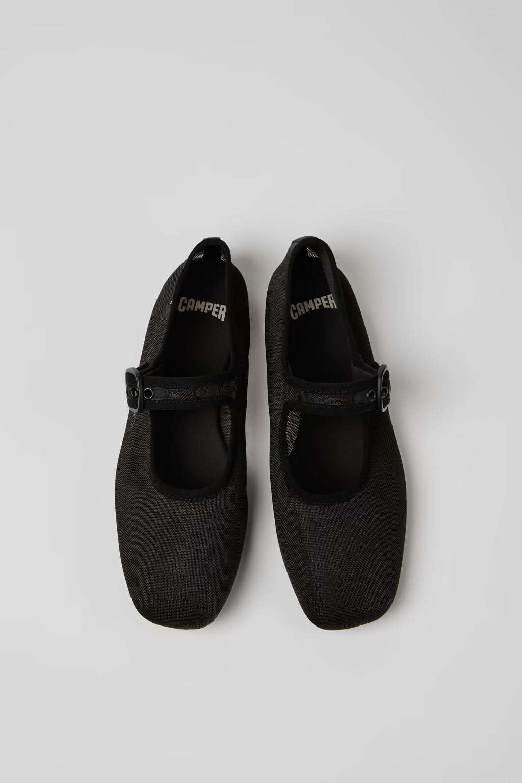 Camper Casi Myra ballerina - black mesh