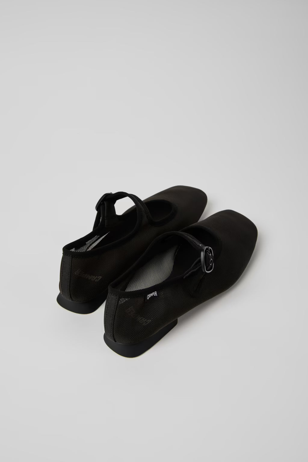 Camper Casi Myra ballerina - black mesh