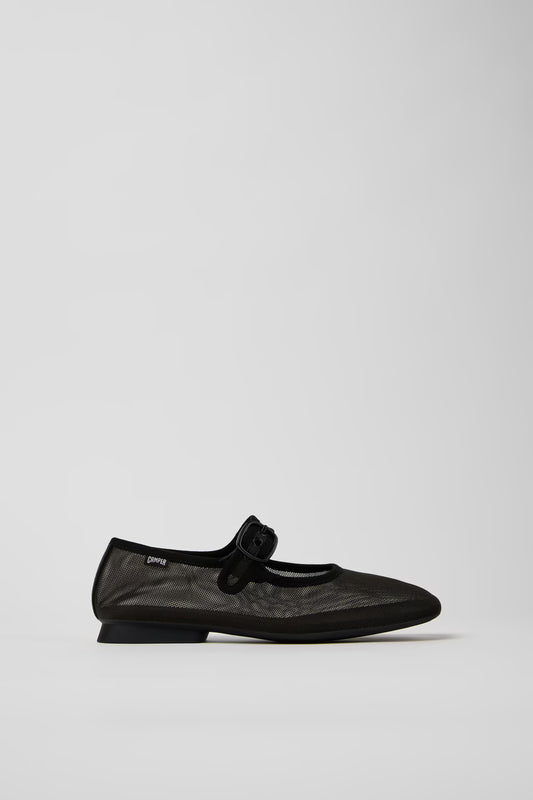 Camper Casi Myra ballerina - black mesh