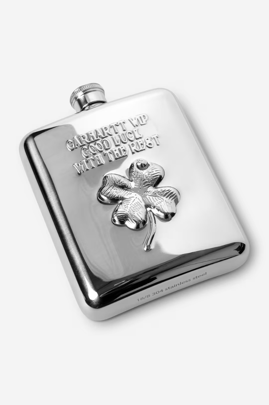 Carhartt Clover flask stailess steel - silver