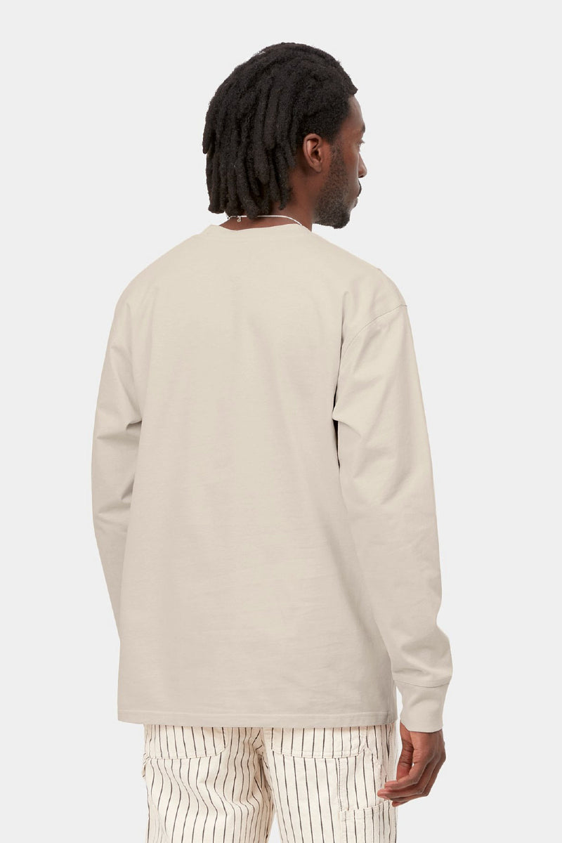 Carhartt WIP L/S American Script shirt - natural