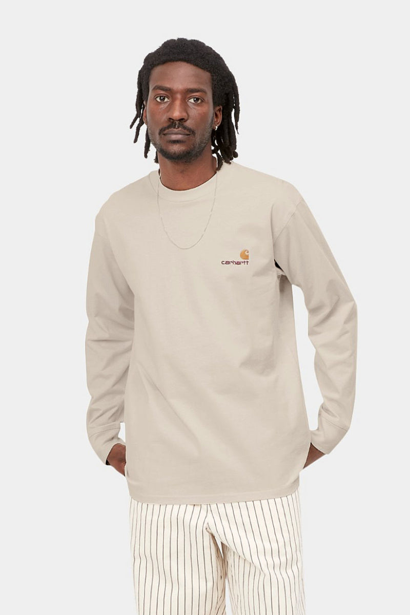Carhartt WIP L/S American Script shirt - natural