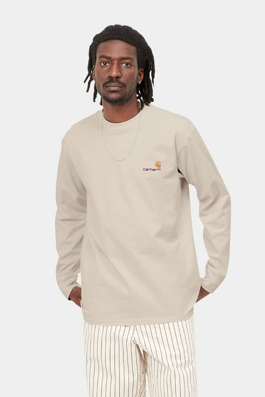 Carhartt WIP L/S American Script shirt - natural