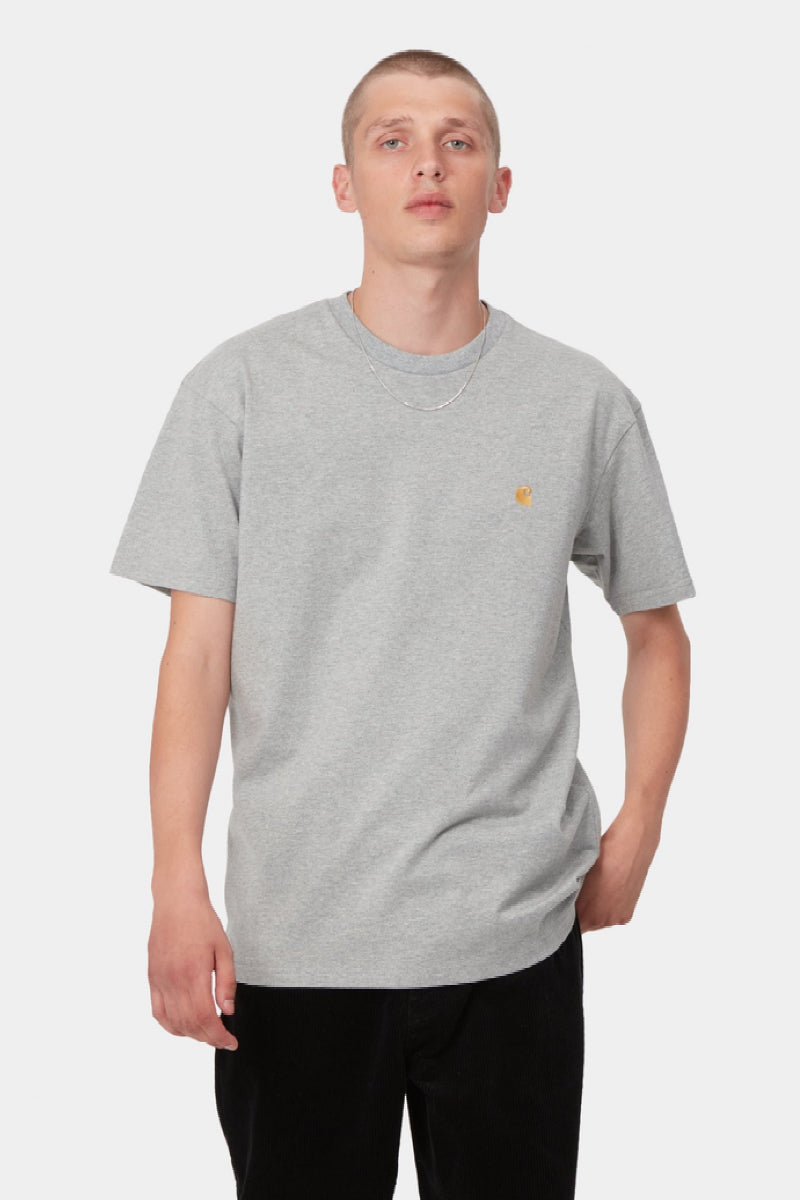 Carhartt WIP S/S Chase T-shirt - grey heather