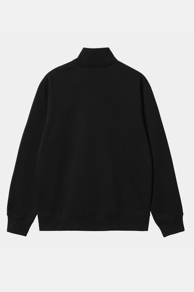 Carhartt Chase Neck Zip Sweat - black/gold