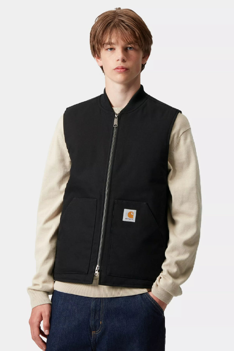 Carhartt WIP Classic Vest 'Dearborn' Canvas - black