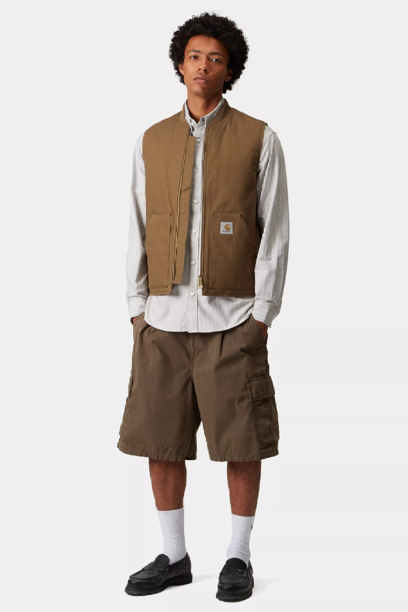 Carhartt WIP Classic Vest 'Dearborn' Canvas - hamilton brown