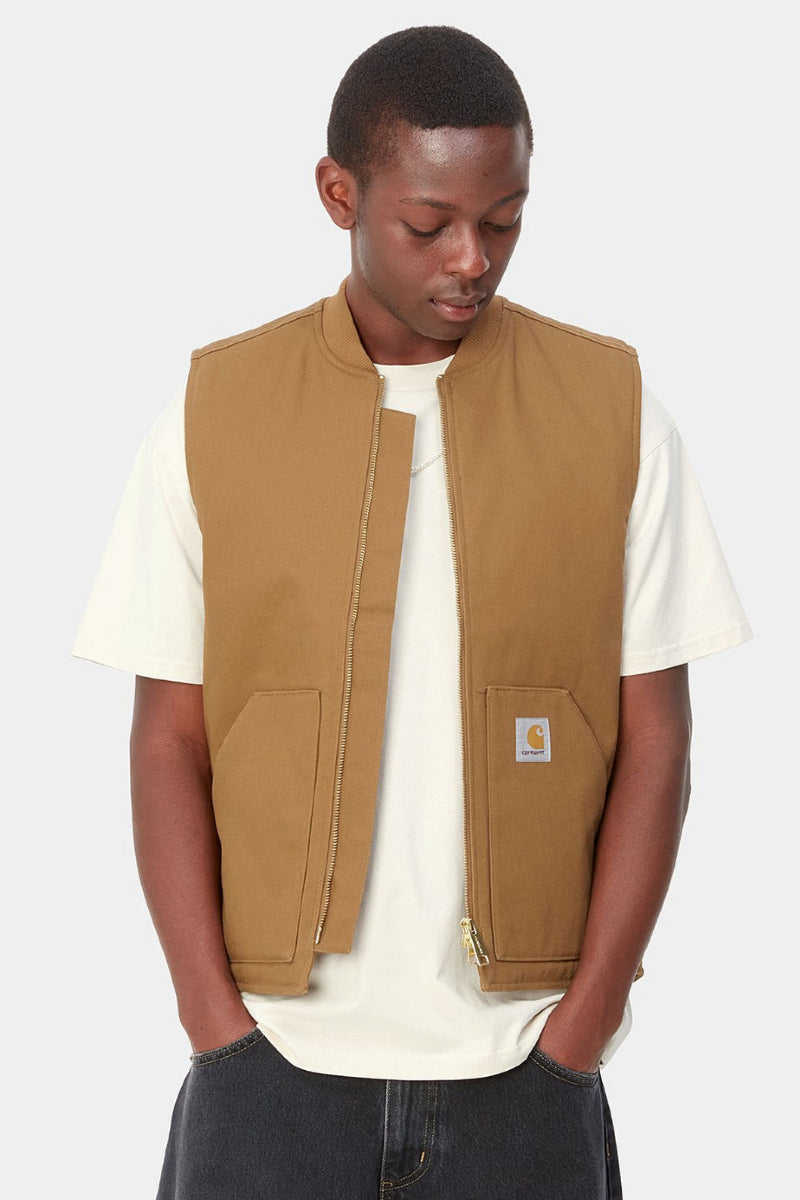 Carhartt WIP Classic Vest - hamilton brown rigid