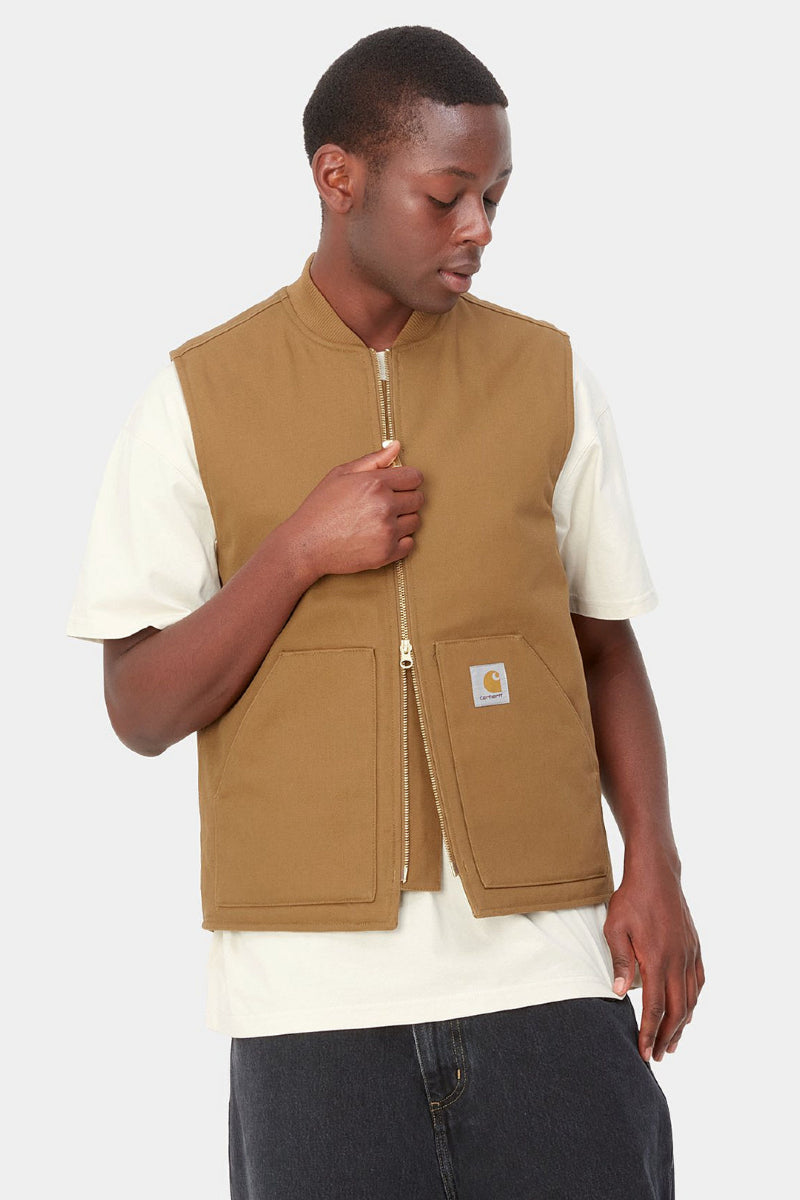 Carhartt WIP Classic Vest - hamilton brown rigid