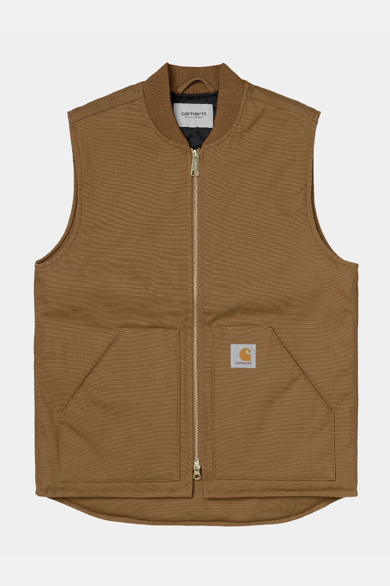 Carhartt WIP Classic Vest - hamilton brown rigid