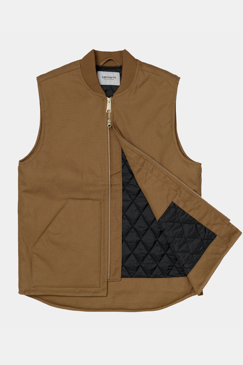 Carhartt WIP Classic Vest - hamilton brown rigid