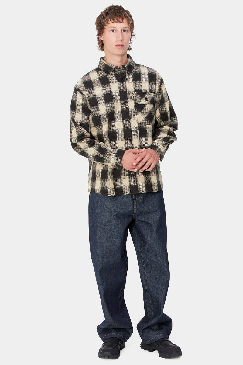 Carhartt WIP L/S Witten shirt - witten check/wall