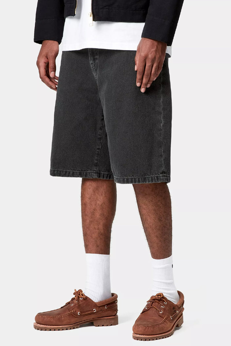 Carhartt WIP Landon short - black stone washed