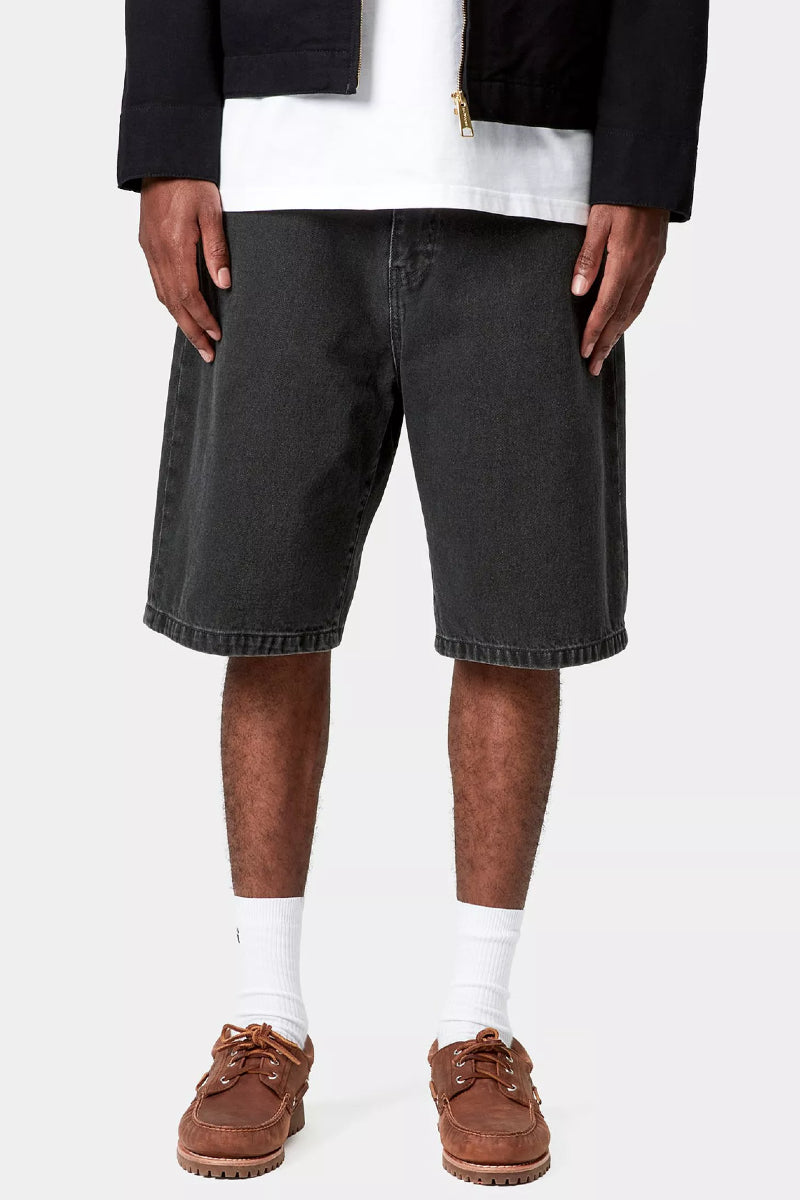 Carhartt WIP Landon short - black stone washed