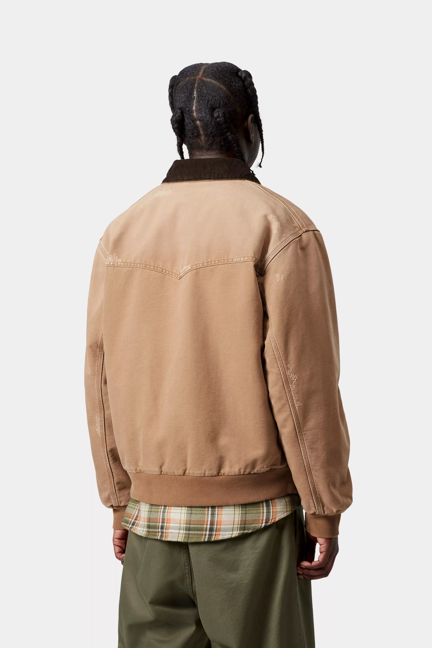 Carhartt WIP OG Santa Fe Jacket 'Dearborn' Canvas - hamilton brown