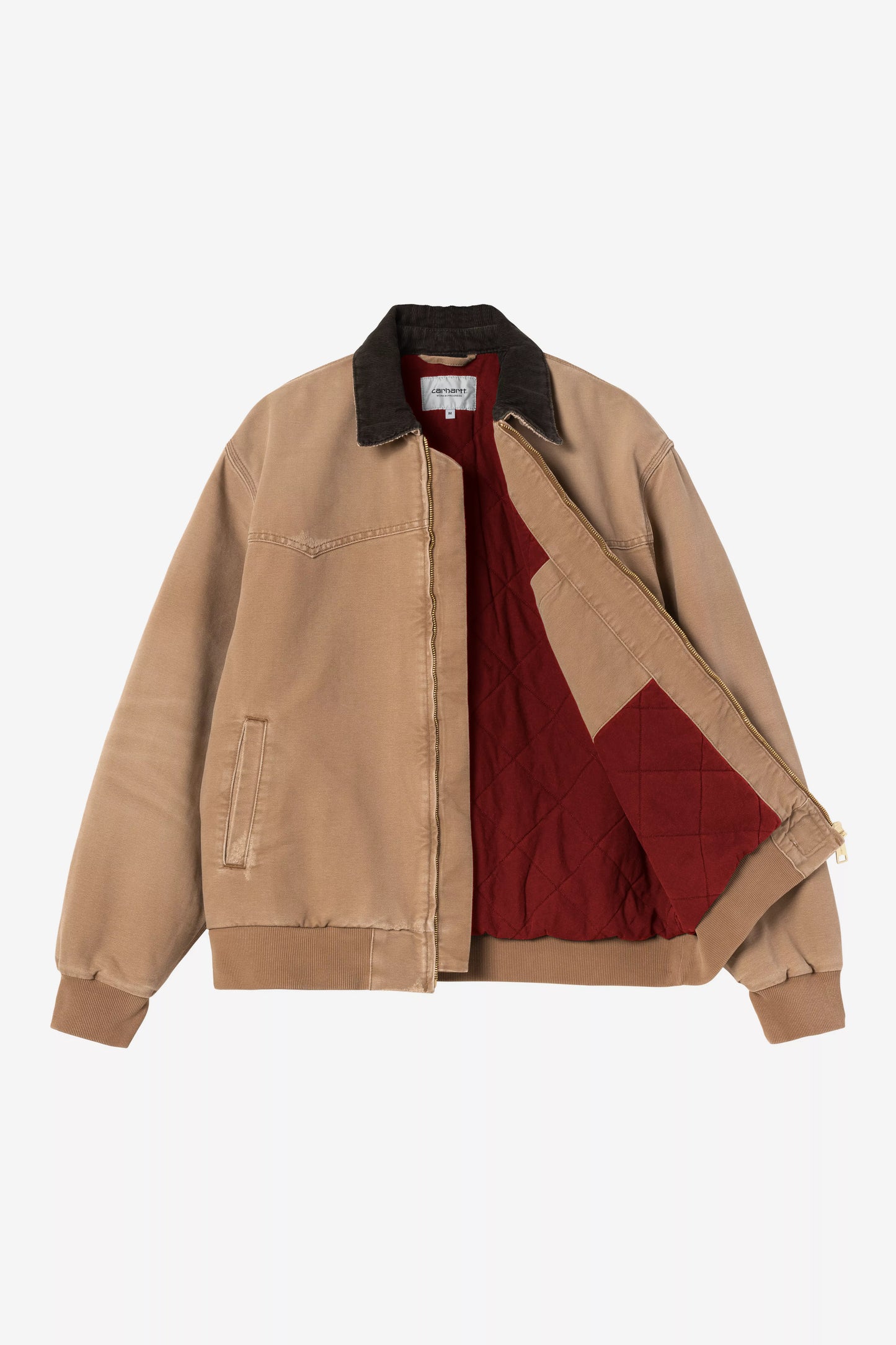 Carhartt WIP OG Santa Fe Jacket 'Dearborn' Canvas - hamilton brown