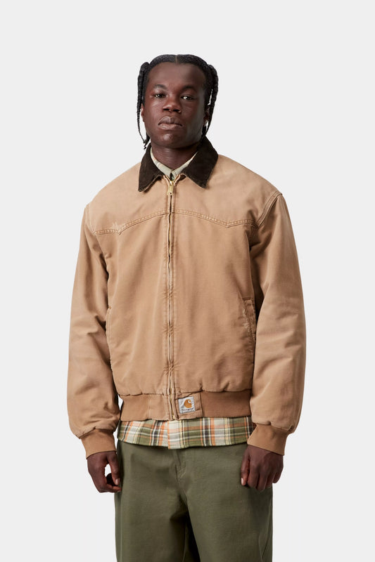 Carhartt WIP OG Santa Fe Jacket 'Dearborn' Canvas - hamilton brown