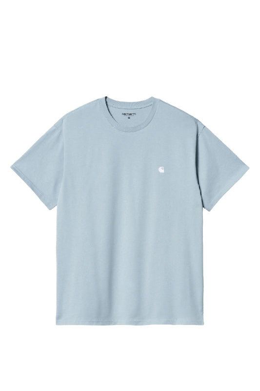 Carhartt WIP S/S Madison t-shirt - frosted blue/white