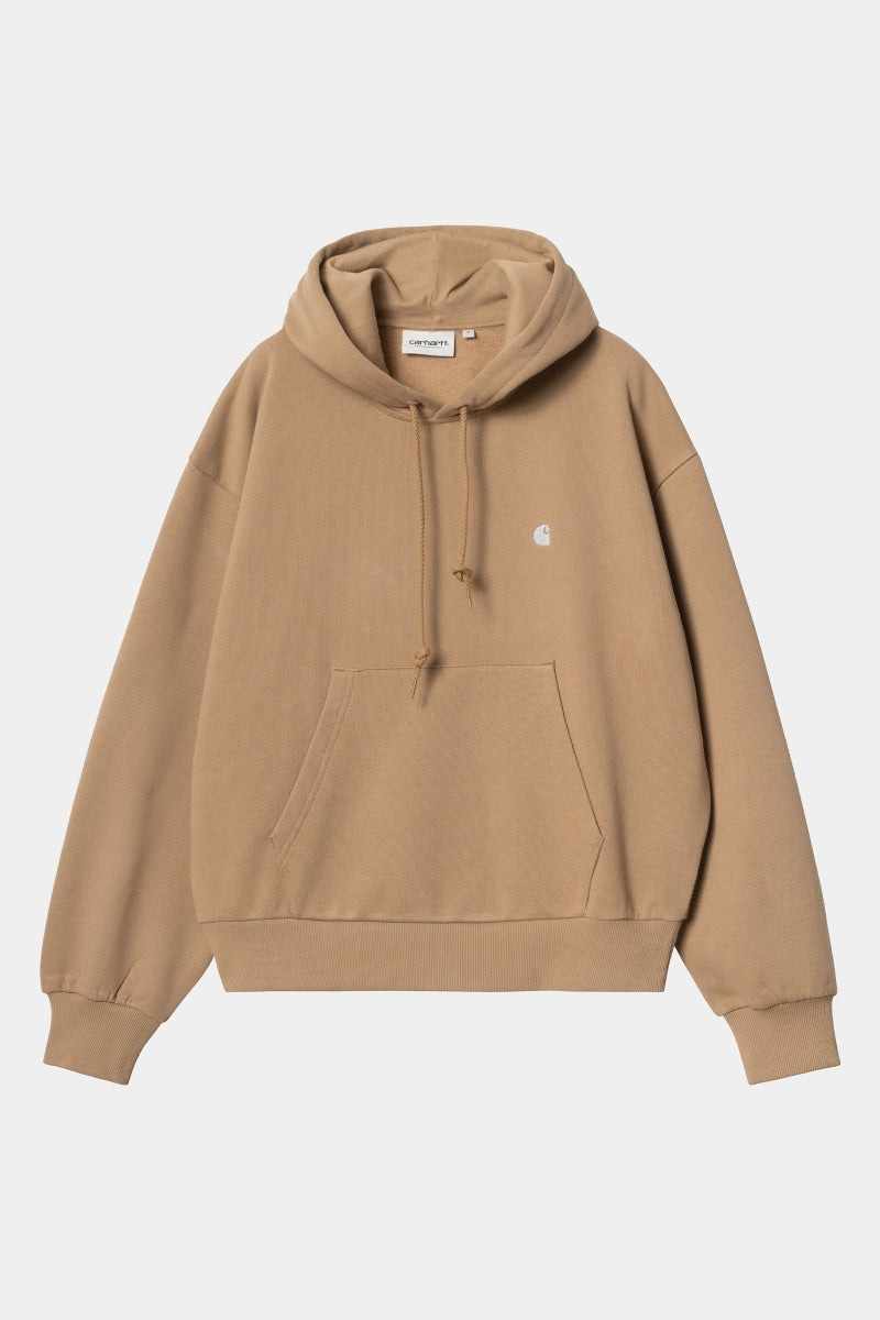 Carhartt WIP W' Hooded Casey sweatshirt - peanut / silver