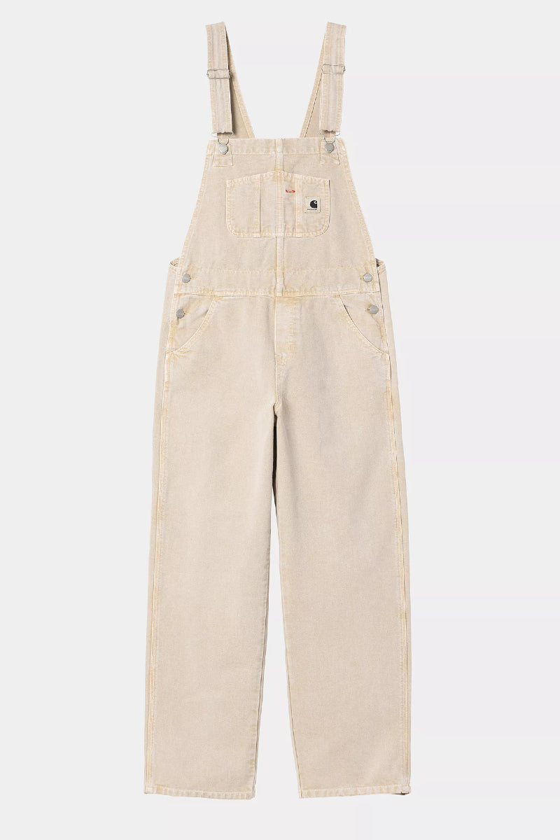 Carhartt WIP W´ Bib Overall Straight - brown chalk wash