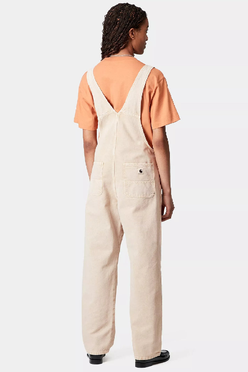 Carhartt WIP W´ Bib Overall Straight - brown chalk wash