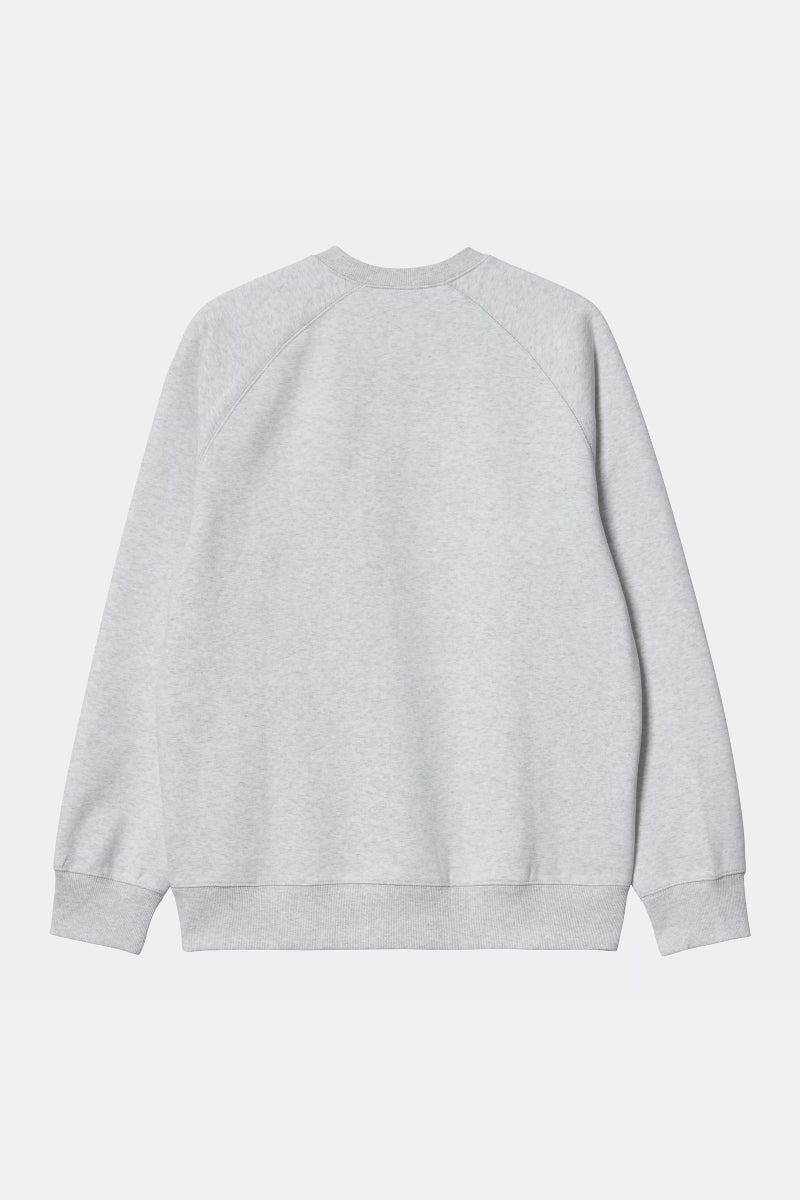 Carhartt WIP Chase Sweat - ash heather / gold