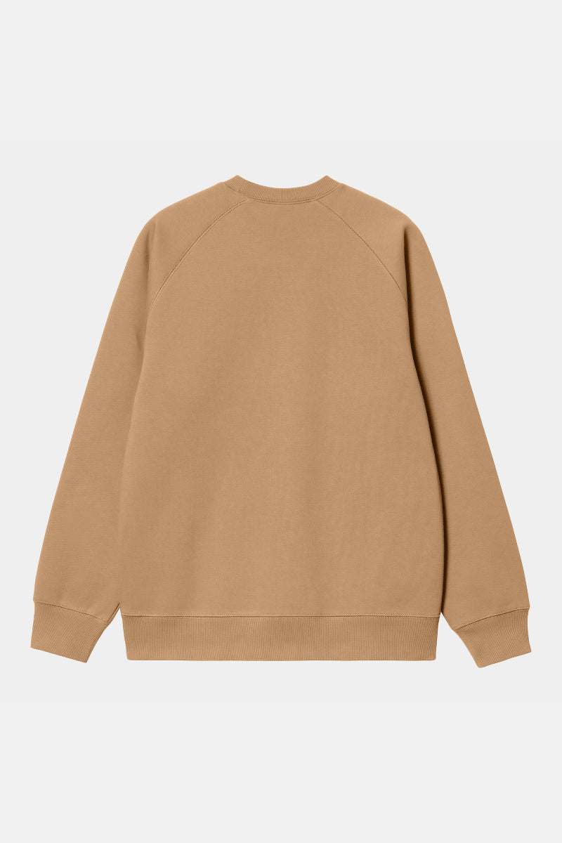 Carhartt WIP Chase Sweat - peanut/gold