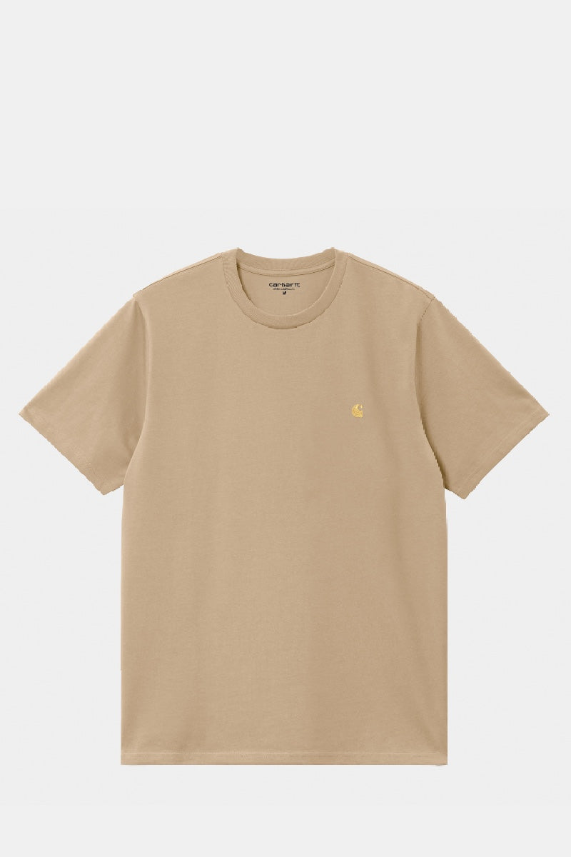 Carhartt WIP S/S Chase T-shirt - sable/gold